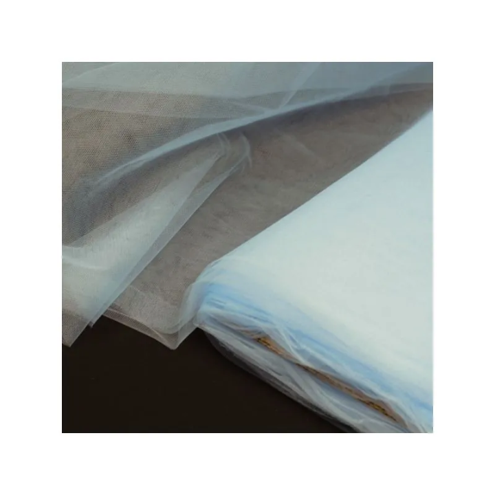 Tissu Tulle uni bleu ciel