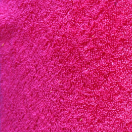 Tissus éponges de couleur fuchsia