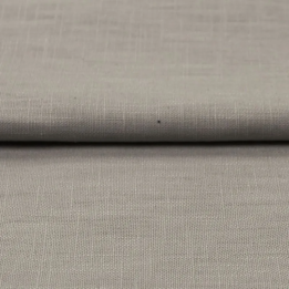 Tissu Lin uni de couleur gris