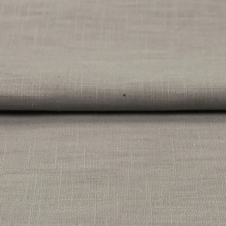 Tissu Lin uni de couleur gris