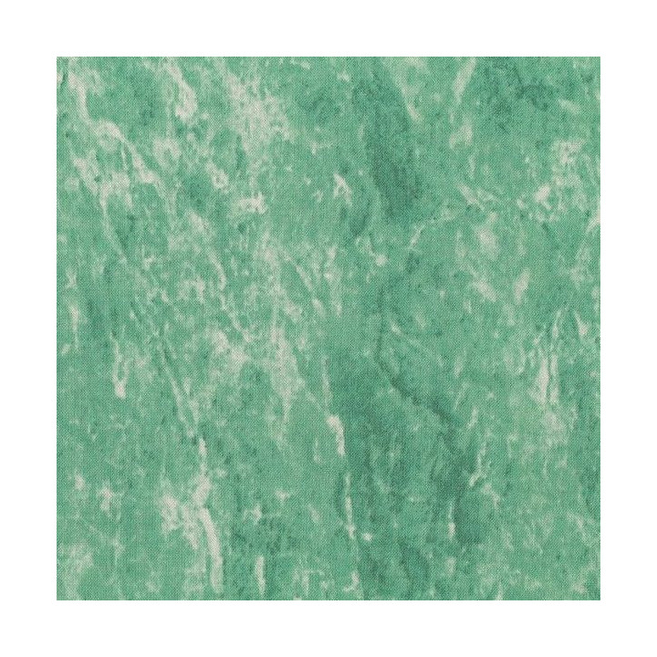 Tissu coton patchwork marbré vert amande