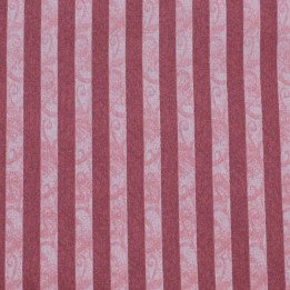 Tissu coton patchwork rayures fraise et rose clair