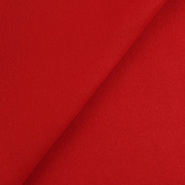 Coupon tissu caban uni rouge – Idéal manteau | Moline