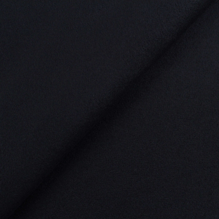 Tissu Caban Noir Uni – Idéal pour Manteaux et Vêtements Chauds