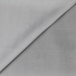 Tissu crêpe de soie uni gris perle – coupon de 3 m | Moline