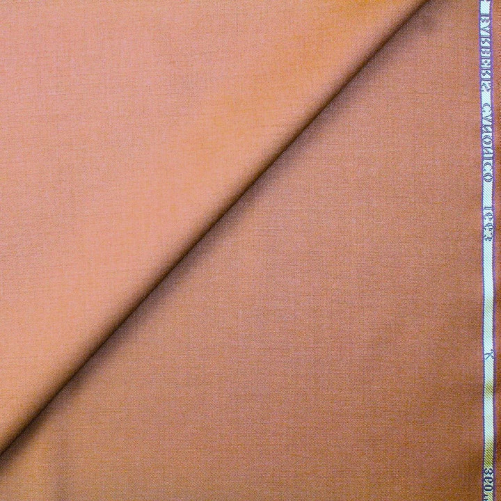 Tissu costume marron acajou super 110