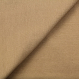 Tissu jersey coton uni marron auburn | Moline