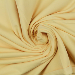 Tissu jersey coton uni jaune