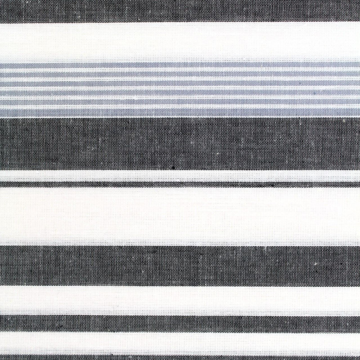Tissu madras de couleur blanc rayures gris