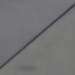 Tissus crêpe de polyester gris double face jaune | Moline