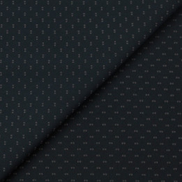 Tissus couture polyester bleu marine imprimé géométrique