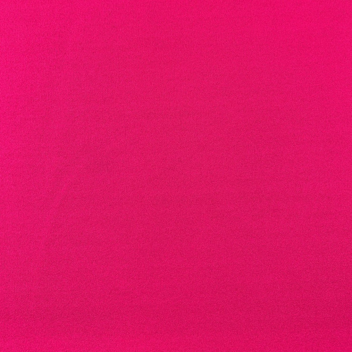 Tissus crêpe de polyester uni fuchsia
