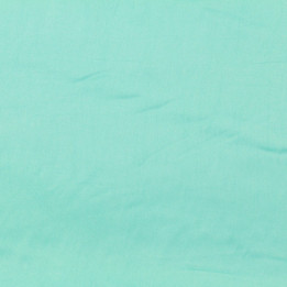 Tissus satin polyester bleu mers du sud - Toucher soie