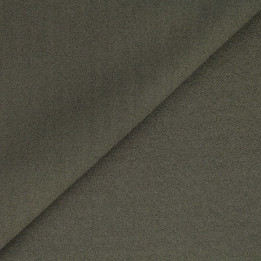 Tissus crêpe de polyester uni gris brun