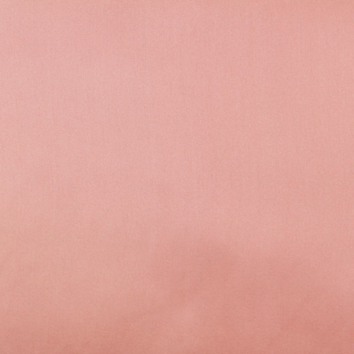Tissu satin de soie uni rose corail