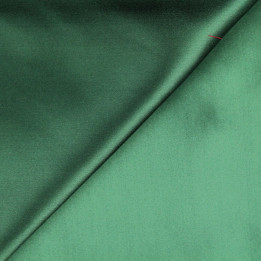 Tissu satin de soie uni vert bouteille