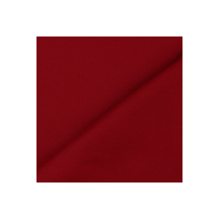 Tissus laine cachemire uni rouge