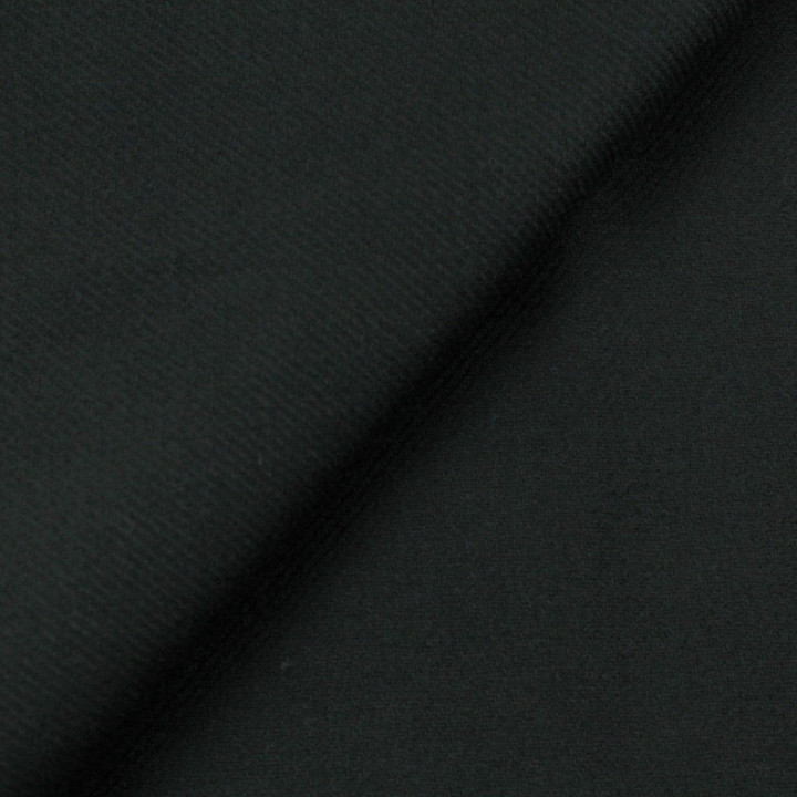 Tissus pure laine noire