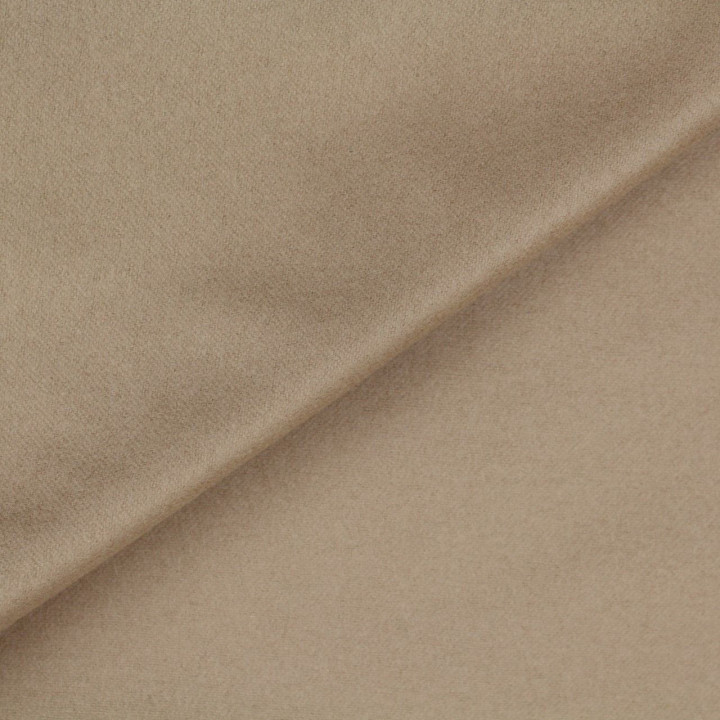Tissus laine cachemire uni camel