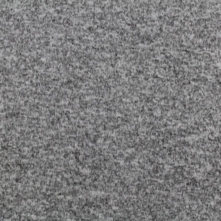 Tissus jersey gris clair chiné noir