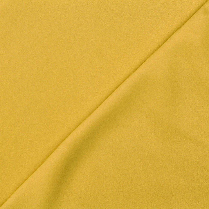 Tissu mousseline de polyester jaune