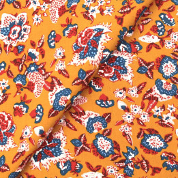 Tissus viscose imprimé fleuri