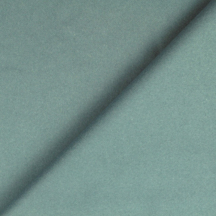 Tissus laine cachemire uni bleu