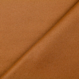 Tissus laine cachemire uni camel