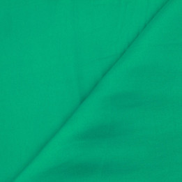 Tissus satin polyester vert - Toucher soie