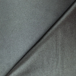 Tissu satin duchesse brillant uni bleu marine