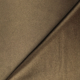 Tissu satin duchesse brillant marron