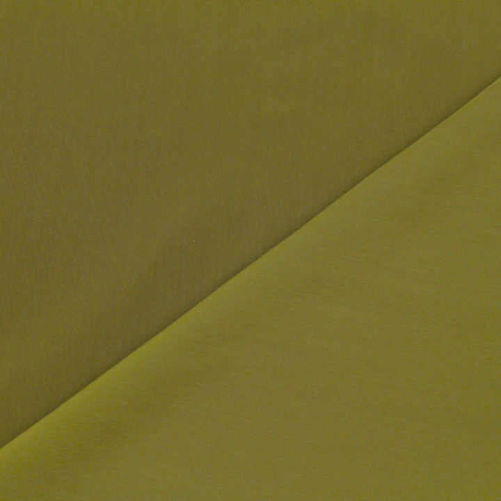 Tissu satin duchesse uni vert cuivrée