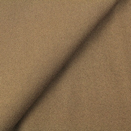 Tissu Crêpe de laine de couleur taupe