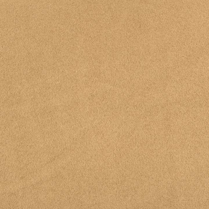 Tissu Caban uni de couleur camel