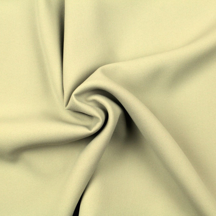 Tissus crêpe de polyester uni gris clair