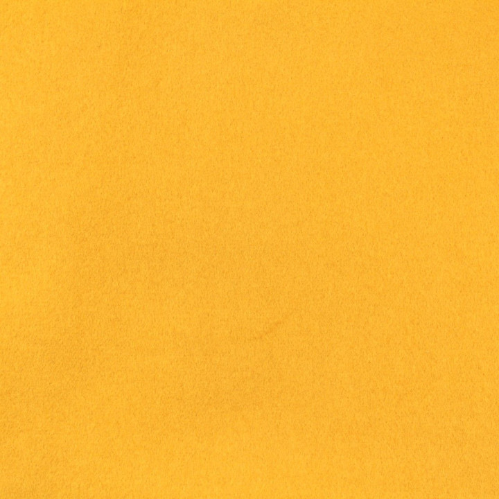 Coupon tissu caban jaune uni – Drap de laine manteau – 140 cm x 3 m – Moline