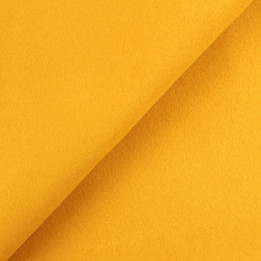 Coupon tissu caban jaune uni – Drap de laine manteau | Moline