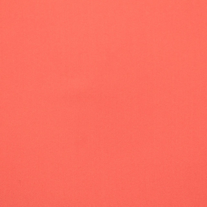Tissus crêpe uni corail