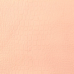 Simili cuir croco de couleur rose