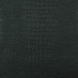 Simili cuir croco de couleur noir