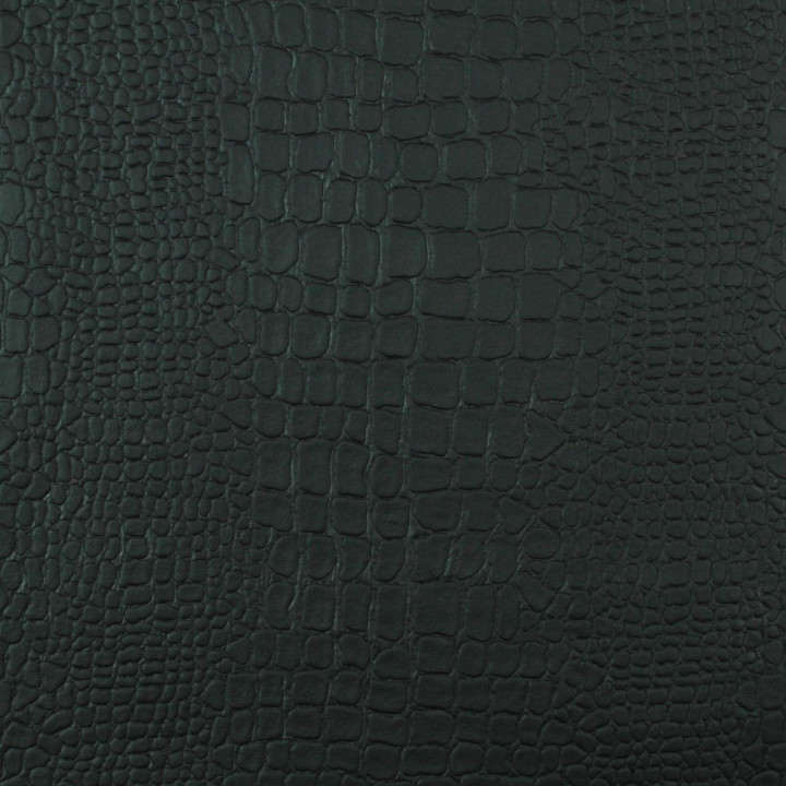 Simili cuir croco de couleur noir