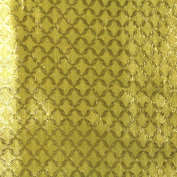 Tissus Tlija satin brillant imprimé géométrique