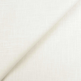 Tissu coton double gaze uni de couleur rose poudrée | Moline
