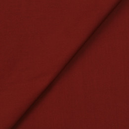 Tissu coton double gaze uni de couleur noir