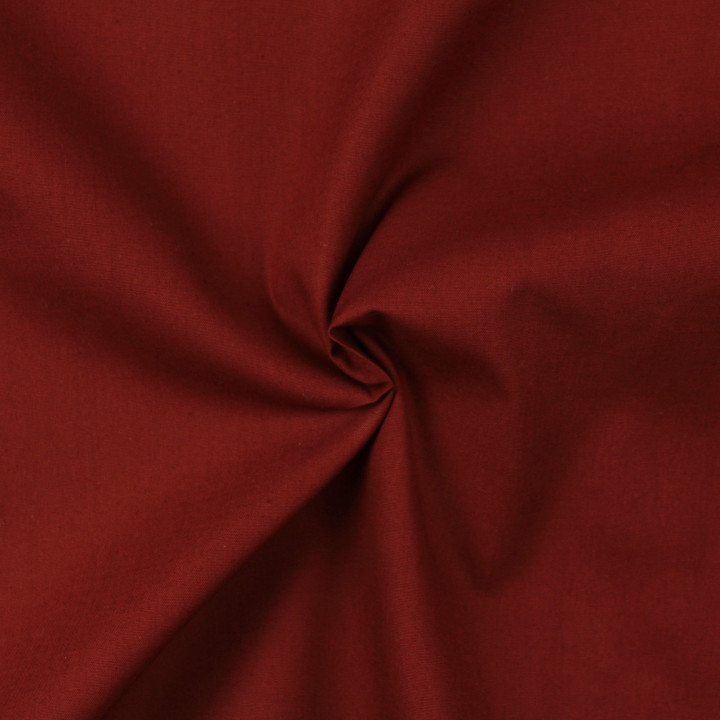 Tissu coton double gaze uni de couleur noir