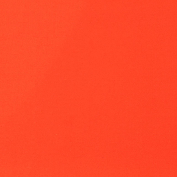 Tissu Gabardine Coton Uni Orange Corail - Haute Qualité