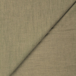 Tissu Coton Uni Vert Kaki – coupon de 3 m | Moline