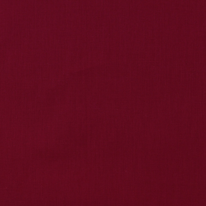 Tissu coton uni satiné de couleur bordeaux