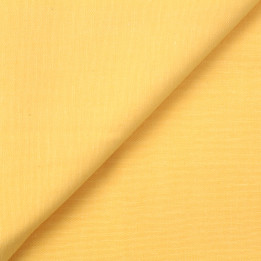 Tissu coton uni jaune paille – coupon de 3 m | Moline