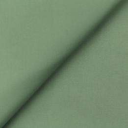 Tissu coton satiné uni vert Pistaches – coupon de 3 m | Moline